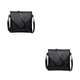 thumbnail image 1 of Sonducket Bolso bandolera informal de PU con gran capacidad, fácil organización, dentro o fuera de servicio, bolsas de mensajero Negro-L 2Conjunto, 1 of 6