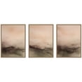 thumbnail image 4 of Kate and Laurel Dawn No. 1, No. 2, & No. 3 3 Piece Framed Canvas Wall Art Set by Amy Lighthall, Sylvie Dark Gold Modern Contemporary, Abstract Art for Wall Decor, 4 of 8