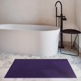 thumbnail image 2 of HAHDAXIA Bath Rug for Bathroom, 20x34 inch 100% Cotton Non Slip Bath Mat Rug, Soft Absorbent Machine Washable, Purple Bath Rug, 2 of 7