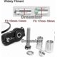 thumbnail image 5 of Motorcycle Handlebar End Mirrors 7/8 22mm For Street Sport Bikes Cruiser, 5 of 5