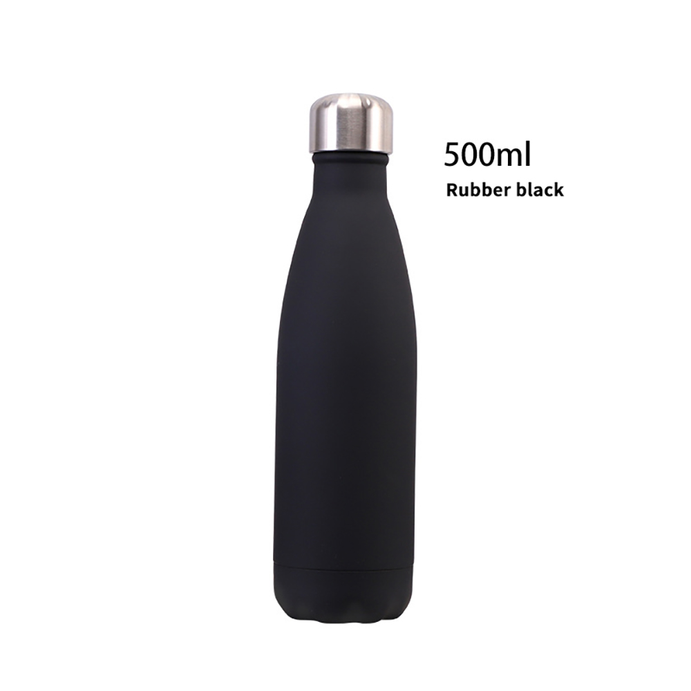 Wholesale Double Wall 500 Ml Water Bottle Stainless Steel Double Wall  Rubber Matte Black Paint Outdoor Bottle - China Wholesale Travel Water  Bottle and Sports Travel Water Bottle price