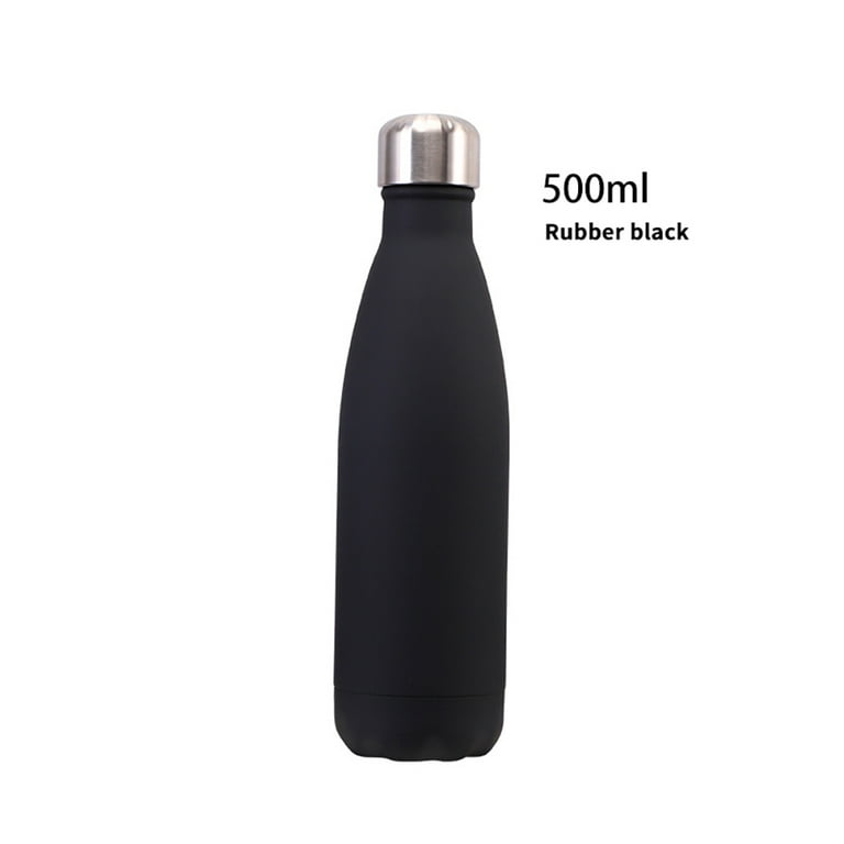 Stainless Steel Water Bottle Double Wall Vacuum Insulated Sports Gym Metal  Flask