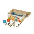 thumbnail image 3 of Melissa & Doug Jacks Game with 10 Playing Pieces and 2 Balls in Wooden Storage Box, 3 of 5