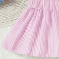 thumbnail image 6 of Noric Girls Summer Dresses Sleeveless Spaghetti Strap Princess Dresses with Big Bow Tie Loose Fit A Line Swing Dresses Ages 0-9, 6 of 8