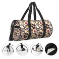 thumbnail image 3 of Balery lips record rock Skull Bolsa de Gimnasio para Mujeres y Hombres, Bolsa de Viaje Impermeable, Bolsa de Fin de Semana con Compartimento para Zapatos y Bolsillo Húmedo, 3 of 6