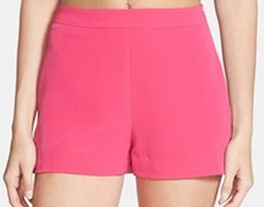 pink dress shorts