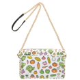 thumbnail image 2 of FORMRS Women Crossbody Purse with Chain Strap Vegan Leather Shoulder Handbag, Green Vegetables Pattern, 2 of 7