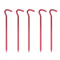 thumbnail image 1 of 5 piezas de aluminio para tienda de campaña al aire libre, piquetas, ganchos, rojo Sunnimix Estacas para tiendas de campaña, 1 of 8
