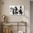thumbnail image 3 of Horses in Ink Framed High-Gloss Acrylic Glass Wall Art Farm Animals Art by Art Remedy, White Frame, 30 x 20, 3 of 7