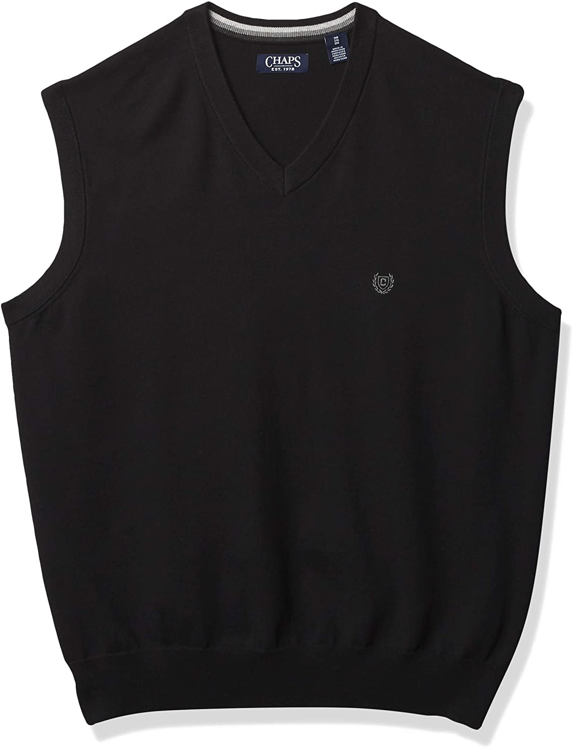 Chaps Mens Big \u0026 Tall Big Cotton V-Neck 