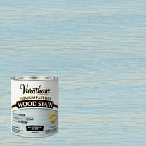 2 Pack, Bleached Blue, Varathane Premium Fast Dry Wood Stain-297425, Quart