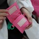 thumbnail image 1 of Bolsa Bolso porta tarjetas para mujer, bonito Bolso acolchado de Color en contraste para niñas, Bolso diario al aire libre, 1 of 6
