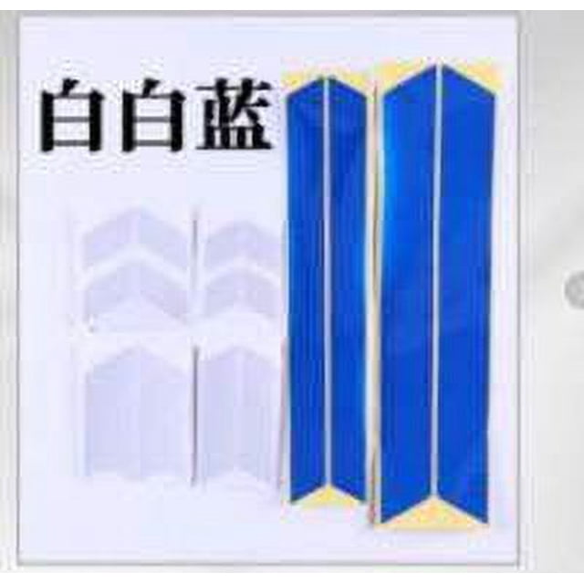 Reflective Stickers Electric Foldable Scooter Body Hub Parts Waterproof PVC Safety Warning Strip Replacement for Xiaomi M365 Silver silver blue