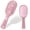 Pink, variant on Sparkly Bling Rhinestone Hair Brush for Women - Crystal Detangling, Anti-Static, Vintage Glam Style Hairbrush, Cute Beauty Gift for Girls & Ladies