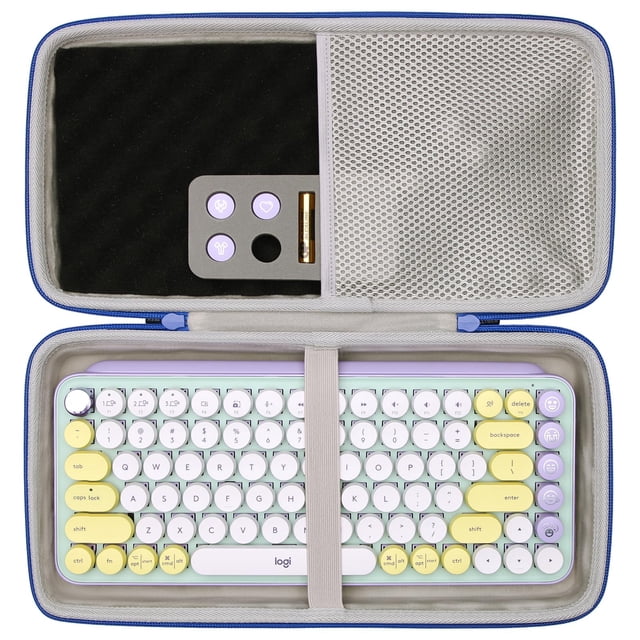 Funda LTGEM para Combo Teclado y Ratón Logitech POP ICON Morado