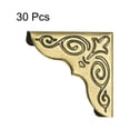 thumbnail image 3 of Unique Bargains Metal Book Corner Protectors Edge Cover Guard 0.98" x 0.98" x 0.2" Bronze Tone 30Pcs, 3 of 4