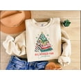thumbnail image 5 of All Booked for Christmas Sweater Shirt | Funny Book Lover Holiday Graphic Sweatshirt, 5 of 8