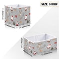 thumbnail image 2 of Foldable Fabric Storage Bin Home Cubes Clothing Organizer Bins Large Collapsible Box Basket for Home Organizer Cartoon-style Christmas Characters, 2 of 7