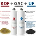 thumbnail image 4 of iSpring 4-Stage Under Sink Ultra-Filtration, 0.01 Micron, Removes 99.99% Contaminants,  Quick Filter Change with Brushed Nickel Faucet, White, Model: CU-A4, 4 of 8