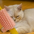thumbnail image 4 of Multi-Functional Cat Grooming Station - Adjustable Wall Mounted Scratcher with Built-in Massage Comb, Self-Cleaning Brush for Hair Removal & Stress Relief, Soft Silicone Pins for All Cats, 4 of 7