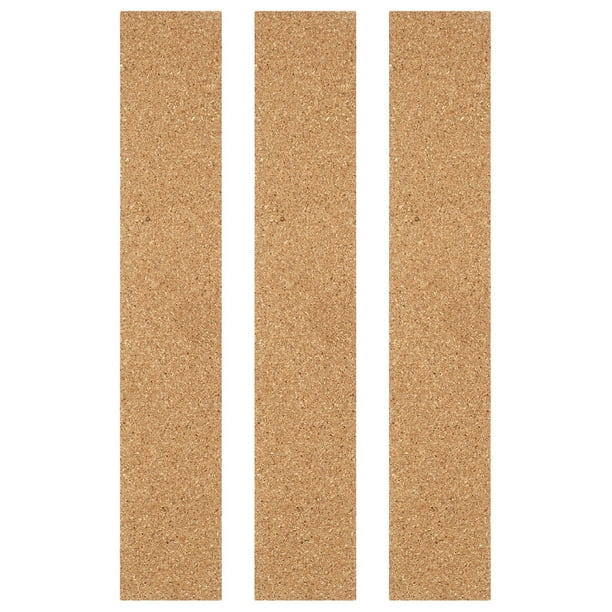 tiras de corcho para tableros de anuncios, listones de corcho, sin marco.