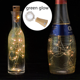 thumbnail image 3 of Paquete de 6 luces solares para botellas de vino, 20 luces solares LED para bodas, Navidad, vacaciones, decoración de jardín, 3 of 5