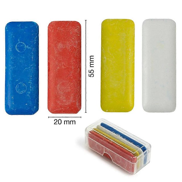 Ensemble de Craies à Base d'Argile, Marque de Confiance Offre une Utilisation Polyvalente et un Rangement Compact dans une Mallette Durable pour les Amateurs de Couture (4 Pcs)