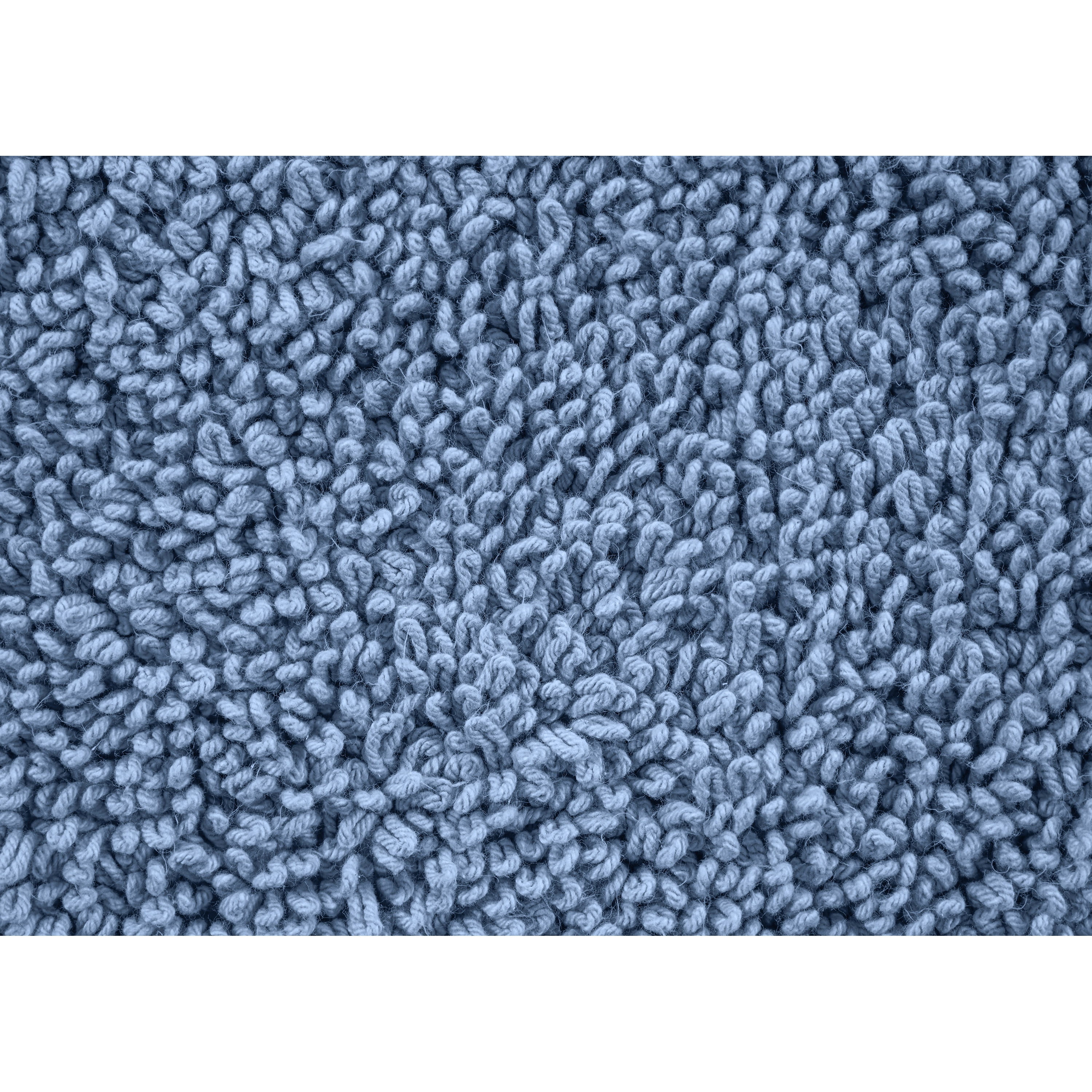 Garland Rug Queen Cotton Washable Sky Blue Bath Runner, 22" x 60"