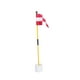 thumbnail image 4 of Bandera de golf Colamx asta de bandera portátil fibra de vidrio rojo 80 cm 15 cm x 22 cm 9,5 cm, 4 of 8