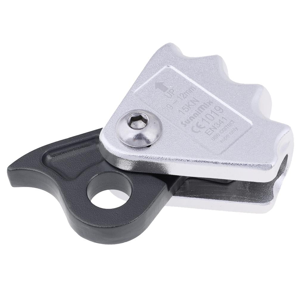 Nishiyuenyi 15KN Outdoor Climbing Rope Grip Protection Bracket for 9mm to 12mm Lifeline Rope Grey
