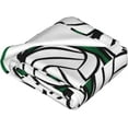 thumbnail image 3 of Volleyball Throw Blanket - Soft, Comfy, Lightweight, Warm, Fuzzy, Anti-Pilling Flannel Plush Blanket for Couch, Travel, Bedroom, Outdoor 50in×60in, 3 of 6