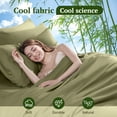 thumbnail image 3 of SONORO KATE 6 Pieces Bamboo Bed Sheets Set, Luxury Rayon Derived - Deep Pockets - Wrinkle Free - Extremely Soft, King, Sage Green, 3 of 6
