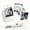 White, variant on M02L Mini Thermal Printer: Wireless/USB Mobile Label Maker for Notes, Photos, Stickers, Journaling & DIY Crafts