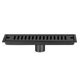thumbnail image 1 of Shower Floor Drain Floor Hair Strainer Black Rectangle Shower Drain Filter, 1 of 3