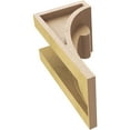 thumbnail image 6 of 4"W x 4"D x 8"H Wide Viola Rough Cedar Woodgrain TimberThane Corbel, Primed Tan, 6 of 6