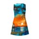 thumbnail image 5 of Vestido de Playa de Mujer para las Imágenes de la Moda de Verano de Bolsillo de Impresión sin Mangas Vestido de Cuello en V, Poliéster, 5 of 7