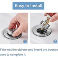 thumbnail image 5 of 2 Pack Pop Up Sink Drain Plug With Basket, 5 of 5