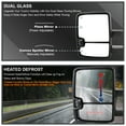 thumbnail image 5 of Spec-D Tuning Black Power Fold Power Heated + LED Signal Tow Mirrors Compatible with 2014-2018 Chevy Silverado GMC Sierra Left + Right Pair, 5 of 7