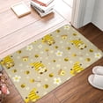 thumbnail image 6 of Bingfone Cute Bee Gnome 2 Door Mat 16"x24" Front Entrance Non-Slip Low Profile Washable for Entryway, 6 of 7