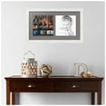 thumbnail image 2 of ArtToFrames Collage Photo Picture Frame with 2 - 8.5x8.5 Openings, Framed in White with Pewter and Black Mats (CDM-3966-40), 2 of 8