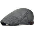 thumbnail image 1 of Sombrero de verano de malla transpirable para hombre, boina ajustable Newsboy Ivy, gorra plana Adepaton CZYD-ST42-3, 1 of 5
