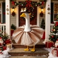 thumbnail image 6 of Lzobxe Porch Goose Clothes, Outdoor Garden Gooses Clothes for Cement or Plastic Statue, Yard Costume Set for Patio Lawn Entrance Decoration, 6 of 7