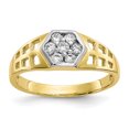 thumbnail image 1 of 10K Yellow Gold CZ Cubic Zirconia Child'S Ring, 1 of 2