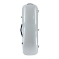thumbnail image 1 of Yinanstore Étui pour Violon avec Sangles Arrière et Poignée Étui de Transport pour Instruments de Musique Imperméable Antichoc Couverture Rigide Portable Rembourrage Doux Motif Carbone Blanc, 1 of 8