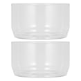 thumbnail image 4 of 2Pcs High-Boron Glass Storage Bowl High-transparency Bowl for Kitchen Home Bowl Microwave Tray Bowl For Baking (Transparent Color), 4 of 8