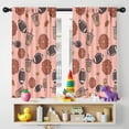 thumbnail image 5 of Blackout Kids Curtains,Pink Football and Drinks Pattern Childrens Insulated Curtains Set Of 2,Bedroom Essentials,Toddler Room Decor 42"x54", 5 of 5