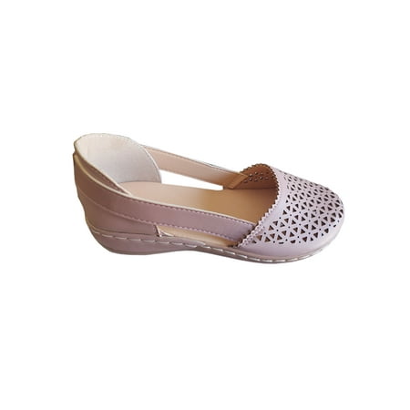 

Avamo Women Sandals Hollow Out Wedge Comfy Casual Summer Beach Shoes Ladies Fashion