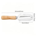 thumbnail image 3 of Pelador de cabeza redonda seguro y ergonómico con mango para pelar verduras,ideal para patatas,zanahorias y manzanas.Pelador compacto y portátil., 3 of 5