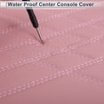 thumbnail image 5 of Unique Bargains Car Center Console Cover Car Armrest Cover 12.2"x7.87"x1.97" Pink Nappa Leather, Sponge Double W Pattern, 5 of 7