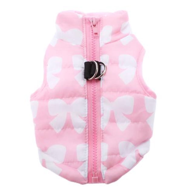 Mascota Perro Cachorro Abrigo Chaqueta acolchada de algodón Arnés Ropa Talla XS-L Fernando Chaleco sin mangas